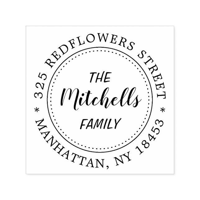 Vintage Address Stamp (Design)