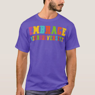 Vintage ADHD Autism ASD Embrace Neurodiversity 124 T-Shirt