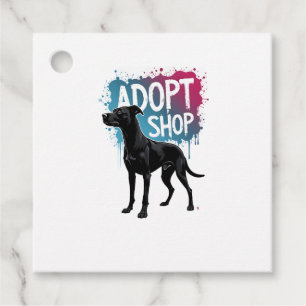 Vintage Adopt Dont Shop Dog Graffiti Rescue Art De Favour Tags