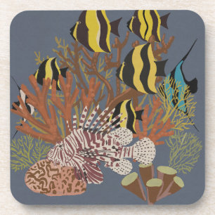 Vintage Adquarium Coaster