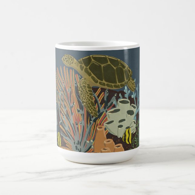 Vintage Adquarium Coffee Mug (Center)