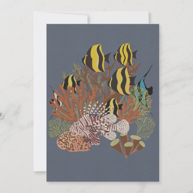 Vintage Adquarium Thank You Card (Front)