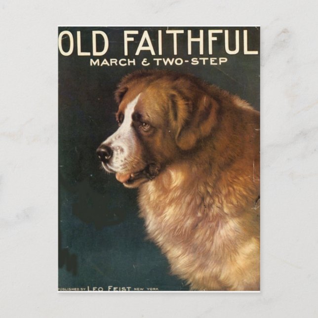 Vintage Ads featuring Animals Postcard (Front)