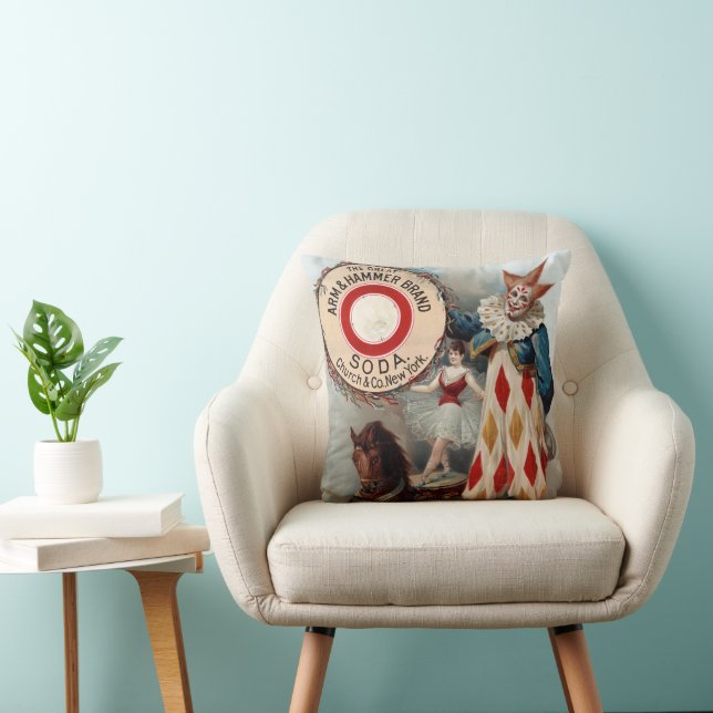 Vintage Advertisement For Arm & Hammer Soda Cushion (Chair)