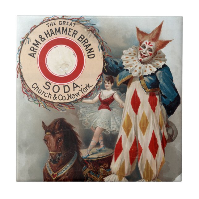 Vintage Advertisement For Arm & Hammer Soda Tile (Front)