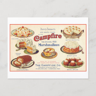 Vintage Advertisement for Campfire Marshmallows Postcard