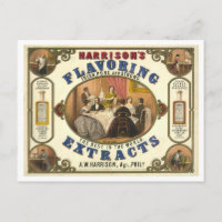 Vintage Advertisement Harrison's Flavouring Extrac