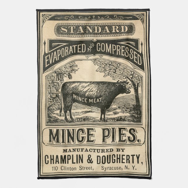 Vintage Advertisement Kitchen Towel (Vertical)