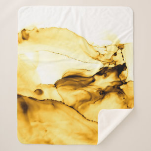 Vintage advertisement papers paste on the wall sherpa blanket