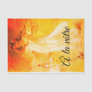 Vintage Advertisement Tissue Paper