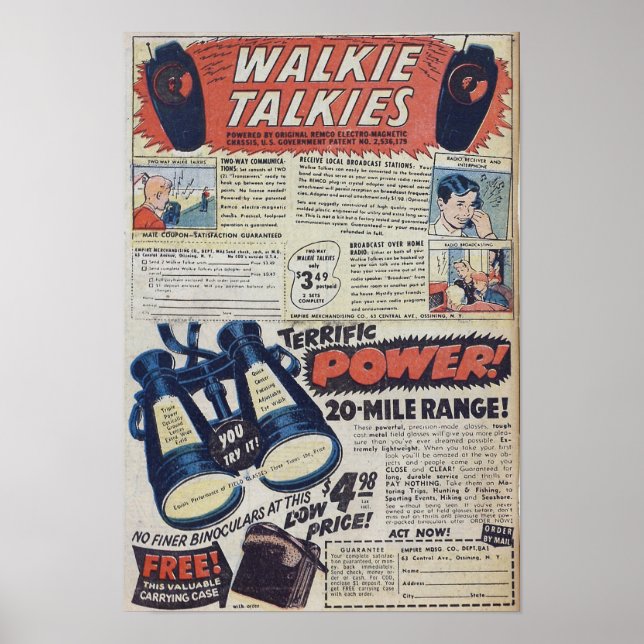 Vintage Advertisements Poster (Front)