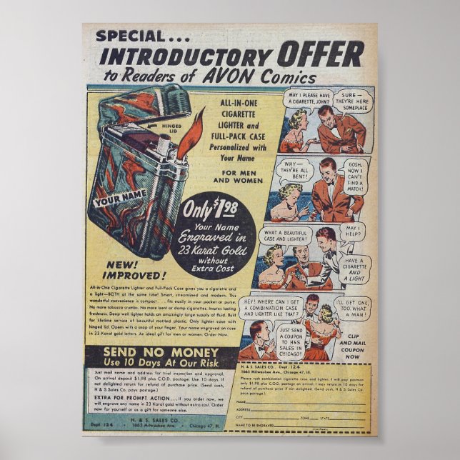Vintage Advertisements Poster (Front)