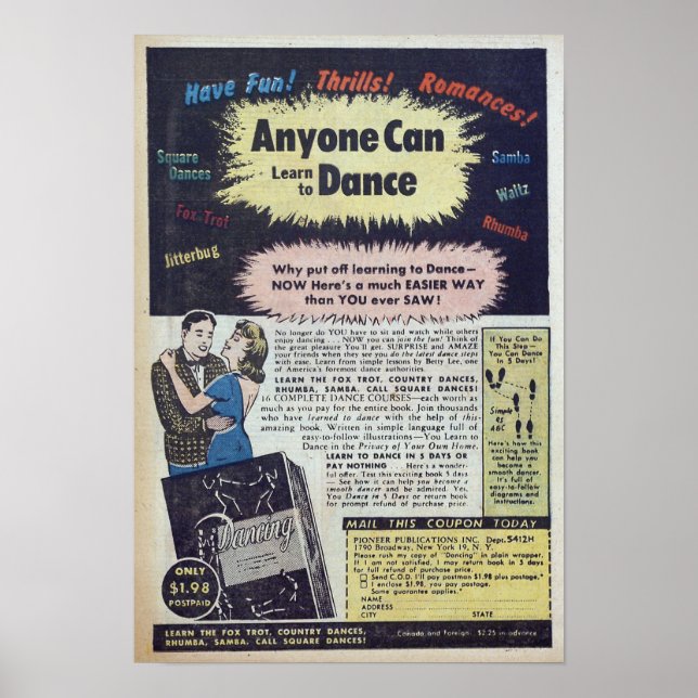 Vintage Advertisements Poster (Front)