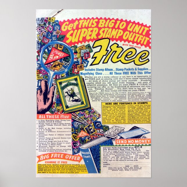 Vintage Advertisements Poster (Front)