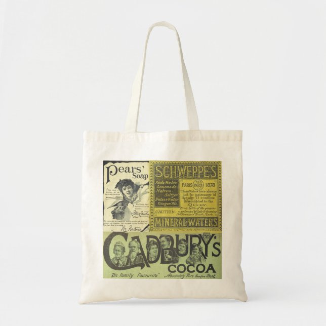 Vintage advertising Cadbury Schweppes tote bag (Front)