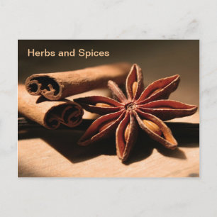 Vintage Advertising, Herbs and Spices Postcard