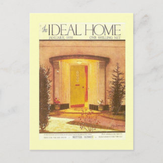 Vintage advertising, Ideal Home 1935 Postcard