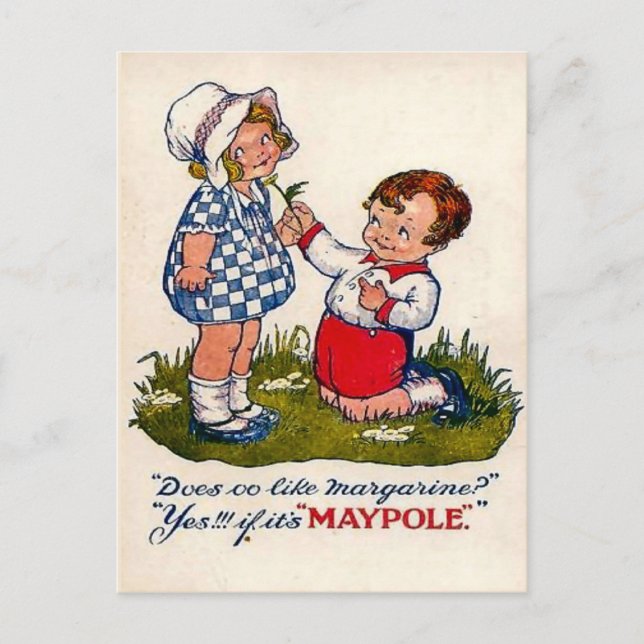 Vintage advertising, Magarine Postcard (Front)