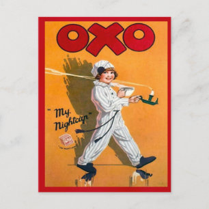 Vintage advertising, Oxo, my nightcap Postcard