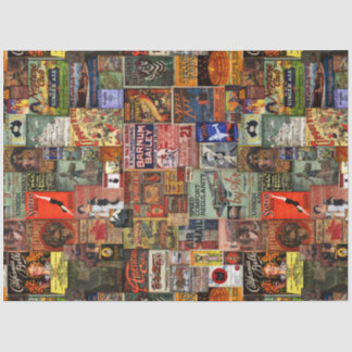 Vintage Advertising Tissue Paper