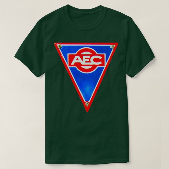 Vintage AEC commercial vehicle grille badge T-Shirt (Design Front)