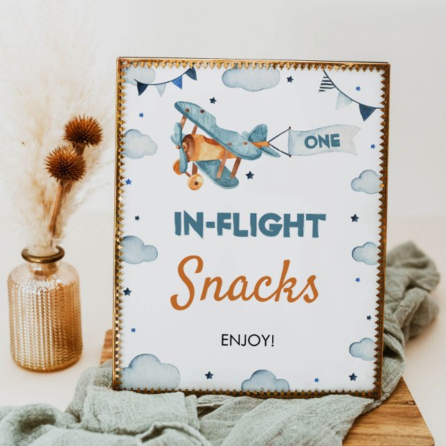 Vintage Aeroplane Birthday Table Sign (Creator Uploaded)