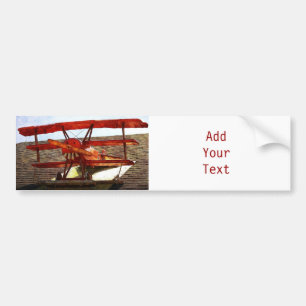 Vintage Aeroplane by Shirley Taylor Bumper Sticker