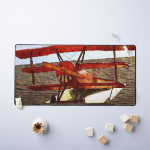 Vintage Aeroplane by Shirley Taylor Desk Mat