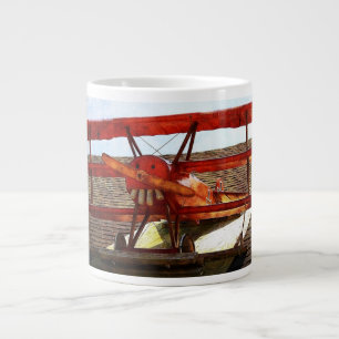 Vintage Aeroplane by Shirley Taylor Large Coffee Mug