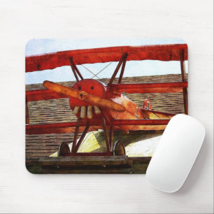 Vintage Aeroplane by Shirley Taylor Mouse Pad