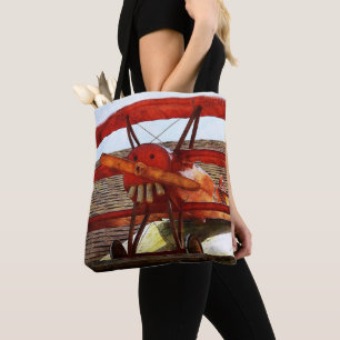 Vintage Aeroplane by Shirley Taylor Tote Bag