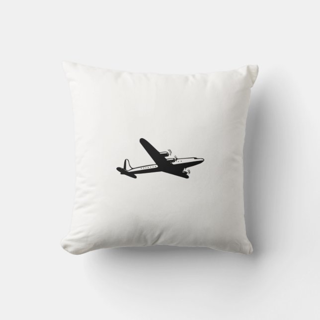 Vintage Aeroplane Cushion (Front)