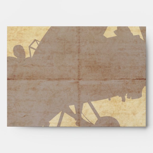 Vintage Aeroplane Envelope (Front)