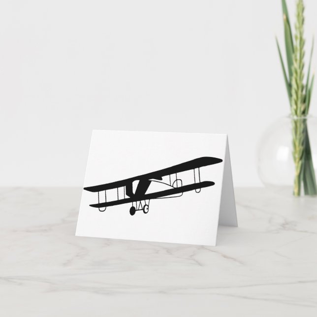 Vintage Aeroplane Note Cards (Front)