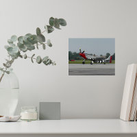 Vintage Aeroplane P-51 Mustang Aviation Birthday