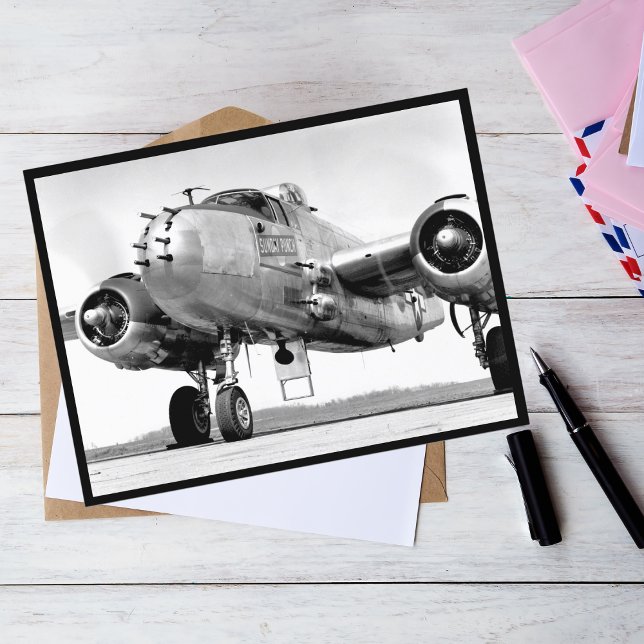 Vintage Aeroplane photo, Cool Aviation Birthday Postcard (Creator Uploaded)
