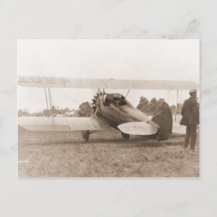Vintage Aeroplane Postcard