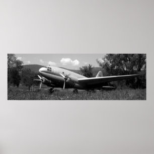 Vintage Aeroplane Poster