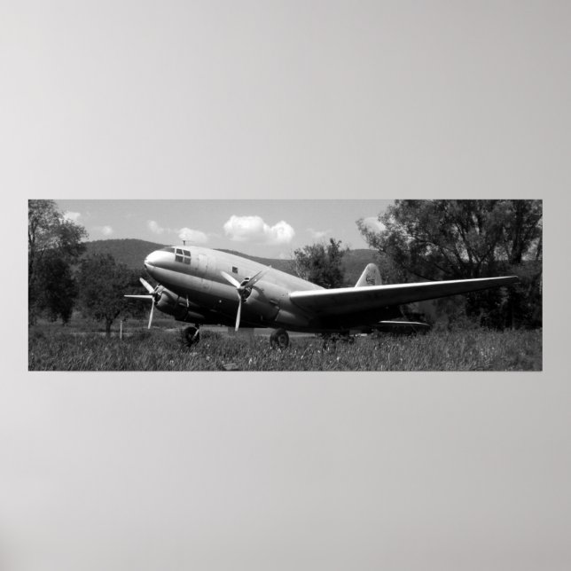 Vintage Aeroplane Poster (Front)