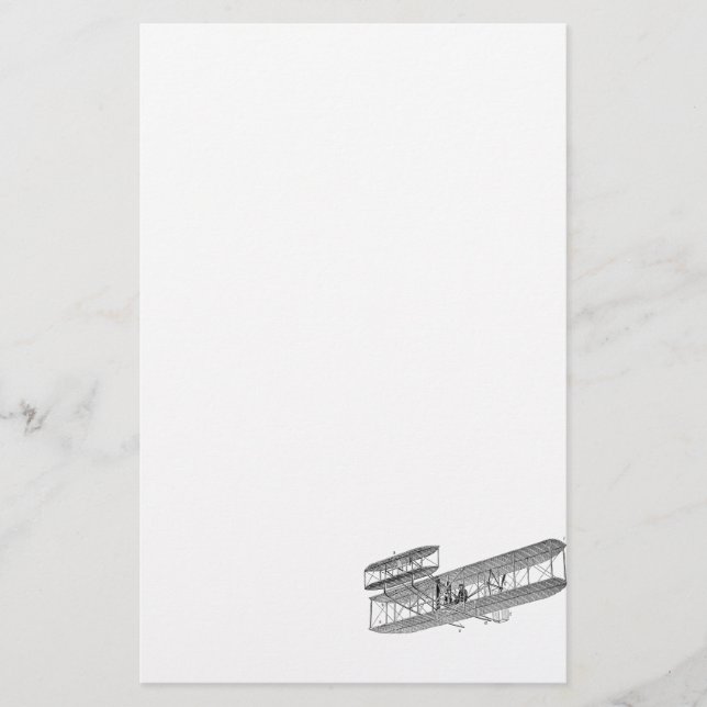 Vintage Aeroplane Retro Old Biplane Plane Biplanes Stationery (Front)