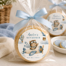 Vintage Aeroplane Teddy Bear Baby Shower
