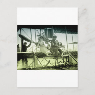 Vintage Aeroplane Test Postcard