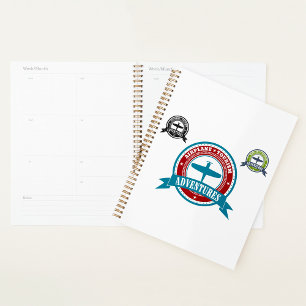 Vintage Aeroplane Tourism Adventures Logo Aviation Planner