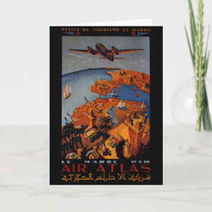 Vintage Aeroplane - Travel gifts and greetings Card