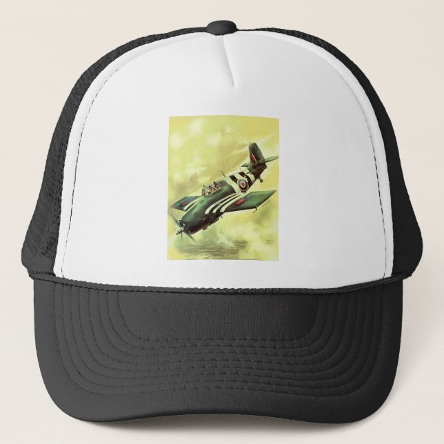 Vintage Aeroplane Trucker Hat (Front)