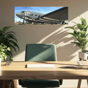 Vintage Aeroplane Warbird Fighter Airshow Photogra Canvas Print