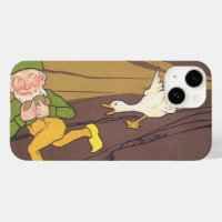 Vintage Aesop Fable Goose that Laid the Golden Egg