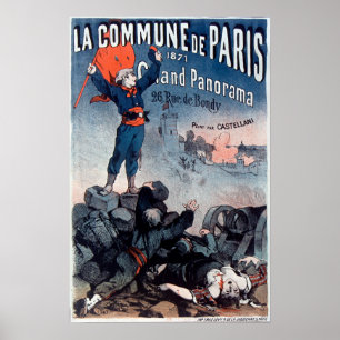 VIntage Affiche La Commune de Paris 1871 Poster