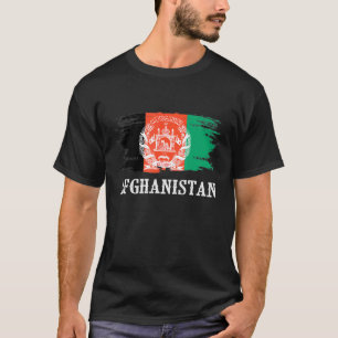 Vintage Afghanistan Flag I Love Afghanistan T-Shirt