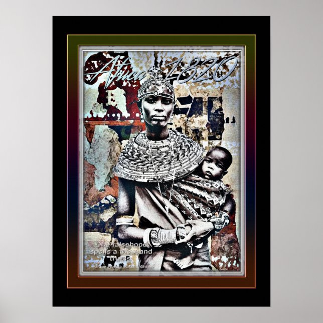 Vintage Africa 1820 Poster (Front)